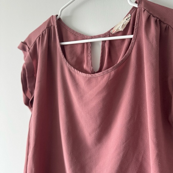 Mauve Chiffon Blouse - Picture 4 of 5
